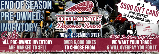 Indian® Motorcycle Daytona Beach - Daytona Beach, FL 32114