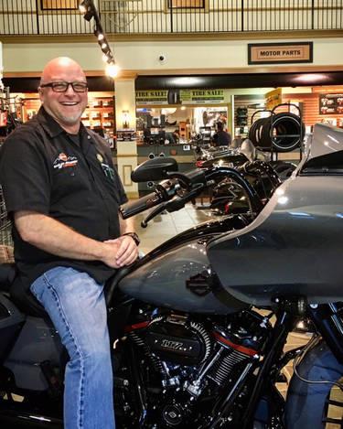 Norman and the Harley-Davidson of Asheville team